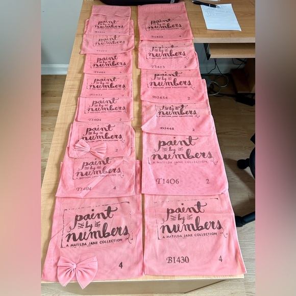 Matilda Jane mesh bags lot of 51 different sz & shapes paint by numbers series - Picture 7 of 10